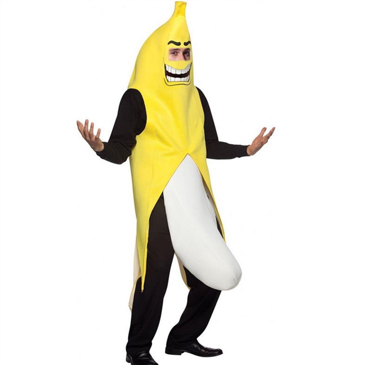 Halloween bannann kostim pou granmoun ak timoun