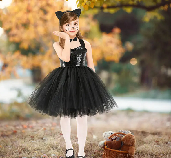 Ti fi Kids Halloween alamòd may pèfòmans rad